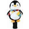 Wswqop Copertura Golf Club Testa Copertina Protezione Driver Guanto Accessorio Morbido in Poliestere Carattere Pinguino Adatto a Golfisti Utilizzo per Sacca Golf, Blu