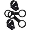 IMUSINICE Set 4pezzi Clip Fermo per Tubo Subacqueo e Cinturino Maschera, Silicone e ABS, Montaggio e Facile da Usare per Attrezzatura Immersione