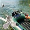 VIIGUIY Elica per Barca per Trapano Elica Barca Universale Azionata Trapano Elettrico, Adattatore Portatile Motore Fuoribordo, Kit Fai-da-te Motorizzare La Barca Un Trapano(With Clamps Handles,1m/39.4in)