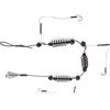 Dilwe Attrezzatura per la pesca alla carpa in nylon con ganci in rame con ganci in acciaio ad alto tenore di carbonio 42 x 12 mm Il kit gabbia per esche aiuta a ridurre la perdita di esche per i