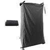 RNXRZANK Tenda Doccia Laterale per Auto, Spogliatoio Bagno per Roulotte E, Nero