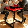 Generic Tavolo da braccio di ferro for allenamento a casa, attrezzatura professionale for braccio di ferro, tavoli con design protettivo(Red)