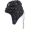 Toyvian Casco Protettivo per Rugby Adulto Design Ventilato, Cinturino Mentoniera Regolabile in Poliestere e Schiuma, per Accessori Sportivi e Sicurezza Cranica