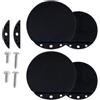 Generico Scupper Flapper - 4 Piece Boat Drain Kit | Heavy Duty Rubber Scupper Repair Set, Quick Release Marine Drainage Flaps, Deck Maintenance Accessory for Yacht Kayak Speedboat