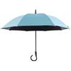 Generic XYNSNDB Ombrello Antivento Ombrello da Golf Antivento Forte Ombrello Automatico Aperto con Striscia Riflettente Maniglia a Gancio Ombrello di Canna Ombrello Impermeabile