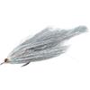 SheerFaring Esche Artificiali Pesca Mosca Streamer Ami Acciaio Elevata Resistenza Occhi 3D Tinsel Riflettente Adatte a Pesca Barracuda Oppure Attività Sportive All'aperto, Silver