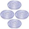 POPETPOP Pad Antiscivolo in Gomma Protezione Telaio Porta 4 Pezzi Grip Sicuro, Adatto per Barra da 4,5-4,6cm per Barra per Trazioni da Porta Accessori per Allenamento Indoor