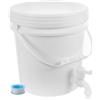 COSMEVIVI Bidone Acqua con Rubinetto in Plastica da 10l, Contenitore Resistente per Acqua Potabile per Campeggio e Uso Esterno