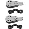 Housoutil Anchor Trolley Kit con Carrucole in Acciaio Inossidabile e Occhielli in Nylon Kit Accessori per Kayak e Canoa Facile da Installare