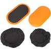 Lylithuif Dischi scorrevoli fitness Slider yoga ovali Attrezzatura da allenamento professionale per palestra di casa Allenamento di base Materiale ABS Colore arancione Lunghezza 23 cm Set
