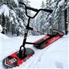 Generic Monopattino da neve, rotazione completa a 360°, slitta di stabilità a doppia lama, per sport invernali, capacità 150 kg