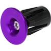 KHBUAB Tappi Coppia Alluminio di Lega Manubrio in Bike Mountain e r Manubri M4x34mm Viola 22-24mm, Accessori Resistenti e Facili da Installare Bici per Ciclismo su Strada