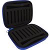 BTOSEP Custodia per esche da pesca con guscio rigido in EVA per gli appassionati di pesca, custodia portatile per esche da 16 x 12 x 5,2 cm