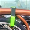 VIRELLO PieghevoleBikeFrameStrap,PoliestereFastenerforBrompton,40x2.5cmStorageBeltwithPlasticFible,Nero