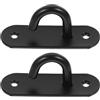 NUSITOU Ancora da Parete per Elastici di Resistenza in Acciaio Inossidabile 2 Pezzi Ganci per Allenamento Fitness Heavy Duty per Uso Indoor e Outdoor