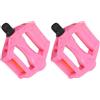 Generic Pedali Versatile per Rosa, Supporto in Plastica Bicicletta e Ferro per Bici da Stabile e Misura 1 Paio Antiscivolo Adatti Strada e Mountain Bike