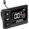 ZAICOLER Sostituzione Schermo LCD per Bici Elettrica per Yozma in 10 Dirt Bike con Tachimetro LED Contachilometri Chiara visibilità