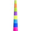 Xiuganpo Set da Gioco Toss Ring per Bambini di Grandi Dimensioni Colorato Migliora la Coordinazione Occhio-mano per Giochi All'aperto Al Coperto 8 Anelli