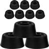 BATHVEVE 10 Pezzi Gomma Tappi Inferiori per Stecca da Biliardo Protezione Coda Stecca Pool Cue Accessori per Appassionati di Biliardo