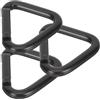 GETAJGHSD Set 3 Moschettoni Triangolari Leggeri e Facili da Conservare in Lega di Alluminio Design Innovativo e Compatto per Escursionismo e Arrampicata Outdoor
