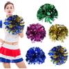 TOYANDONA Pom Pom da Cheerleader in Plastica Blu Anello Liscio e Buona Lucentezza, per Eventi Sportivi Come Calcio e Tennis, Confezione da 1 Paio Leggeri 50g