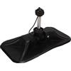 BSLSVGE Supporto per Gancio per pagaie per Barca in PVC Resistente alla corrosione Supporto per pagaie Marine Universale per gommone Kayak Canoa Gommone Nero 22x11,5 cm