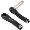 LHHL 110/127/140/150/155/165mm Bicicletta Manovella for Bambini Bicicletta Pieghevole Bicicletta Cava Integrato Lega di Alluminio Bicicletta Guarnitura(140mm)