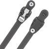 Generic Cinturino Fibbia Stabile in PVC per Scarpe da Pattinaggio Regolabile Nero per Pattini da Ghiaccio e Roller, Adatto per Uso Outdoor Ragazzi e Ragazze