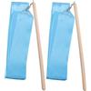 ABOOFAN Nastro da Ginnastica Ritmica Blu Manico in Legno 2 Pezzi