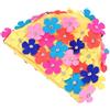 BESTYASH Cuffia da Nuoto Donna in Nylon con Design a Petali Floreali, Raffinata e Riutilizzabile, per Un'atmosfera in Piscina