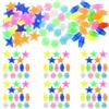 NAMOARLY 108 Pezzi Perline Decorazione Raggi Bicicletta Clip Plastico Accessori Bici per Ragazzi Decorazioni Colorate per Raggi Ruota Bici