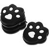 POPETPOP Ammortizzatore per Accessori Racchetta Sportiva per Racchetta da Tennis in Silicone Nero, 3 Pezzi Leggeri e Facili da Installare Design Decorativo