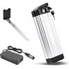 HJGHY Batteria al Litio da 36V 20Ah Batteria al Litio Pieghevole Integrata da 48V 15Ah Batterie 60V 10Ah da Montare sul Tubo Obliquo della Bicicletta elettrica per Bicicletta elettrica