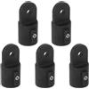 CHILDWEET Tappo Terminale Occhiello in Nylon Nero 7/8 Leggero e Versatile per Accessori Barca 5 Pezzi per Kayak e Uso Nautico