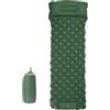 MODRYER Materassino Da Campeggio Gonfiabile Ultraleggero Con Pompa A Piede Integrata Materasso Da Campeggio TPU Impermeabile 7 Cm Collegabile E Pieghevole Per Trekking Tenda E Festival,Blue-200 X 70 X 7cm