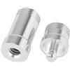SheerFaring Protezione per Giunto Stecca da Biliardo Proteggi La Tua Stecca Tappo Giunto Stecca da Biliardo 3/8 X 10 1 Set per Tappo di Protezione PE, Argent