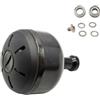 Sandyseptember Bullseye 5080 9100 9120 5050 Set di ricambio per pomello mulinello con fibra di carbonio o materiale EVA con cuscinetti di precisione per una rotazione liscia (fibra di carbonio nero)