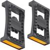 Qualoramall Adattatori per pedali piatti per SPD M520 M540 M8000 M9000 convertitore da clip a piatto in nylon nero MTB scarpe da ciclismo sostituzione 1 paio