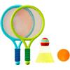 RNXRZANK Set da Tennis per Bambini con Racchette E Accessori, Blu e Verde