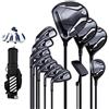 Generic Set completo da golf da uomo, 12 mazze con borsa, driver regolabile 8,5°-12,5°, ferri 5-SW, putter facile da controllare