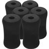 Housoutil 6 Pezzi Cuscinetto per Piedi in Schiuma Nero Compatibile Attrezzature Palestra, Superficie Confortevole e Imbottita, per Esercizi Sit-ups e Allenamento Gambe
