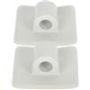 VILLCASE Supporto Motore per Kayak 2 Unitá in Plastica e Facile da Usare per Barche e Gommoni, Staffa di Fissaggio Motore per Accessori Kayak