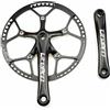 RNXRZANK Guarnitura Ultraleggera per Bici Pieghevole, Catena 130, Pedivella da 170 Mm, 56T