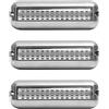 Vjsujehgy 3X 50W 42 LED Luce di Poppa per Barche nel Acciaio Inossidabile Impermeabile Marine Boat Subacquea Pontoon Lampada di Poppa Universale,Blu