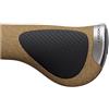 Ergon GP1-L Evo BioKork Ergo - Manopole per bicicletta marrone/nero