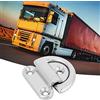 Generic Anello di Ancoraggio a D Pieghevole in Acciaio Inossidabile da 8 Mm per Camion e Imbarcazioni, Bitta di Ancoraggio Ad Alta Resistenza per L'ancoraggio