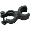 Lurrose Supporto per Luce Bici in Gomma Nero Clip Facile da Rimuovere, Protezione Manubrio e Staffa Regolabile per Accessori Bici e Prolunga Manubrio
