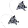 JEWEDECO 2 Pezzi Coperchio Valvola Gonfiabile in PVC per Kayak e Barca, Design Portatile e Anti-Perdita per Vacanze Estive in Acqua