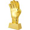 KAILIKETIY Premio Guanto da Portiere Calcio Decorativo Resistente all'Usura in ABS Superficie Liscia e Brillante, Regalo per Vacanze Estive e Competizioni di Calcio