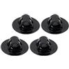 FRCOLOR Supporto Motore per Fissaggio Sicuro del Motore Fuoribordo Nero Kayak in PVC per 4 Pezzi Design Versatile e Leggero in Pesca